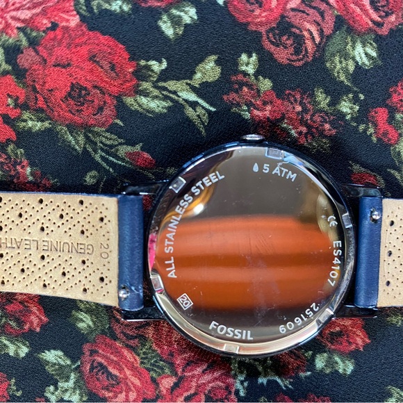 FOSSIL WATCH ES4107 NAVY BLUE - Picture 6 of 7